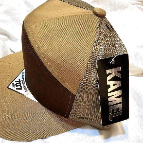 Kamel 707 (New) Mesh Adjustable Premium‎ Hat Brown - Picture 2 of 6